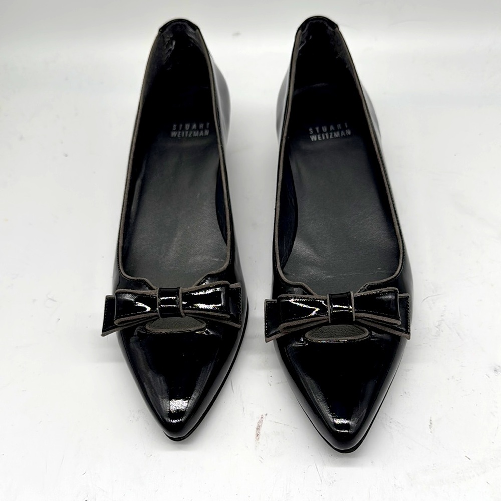 Stuart Weitzman patent flats 7M excellent condition